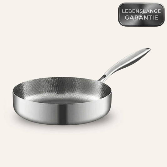 Brunner Titan Gehämmerte tiefe Pfanne