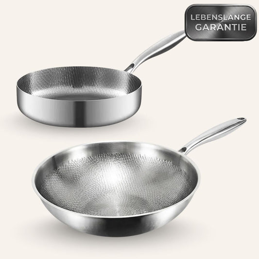 Brunner Titan Wok & Tiefpfannen-Set