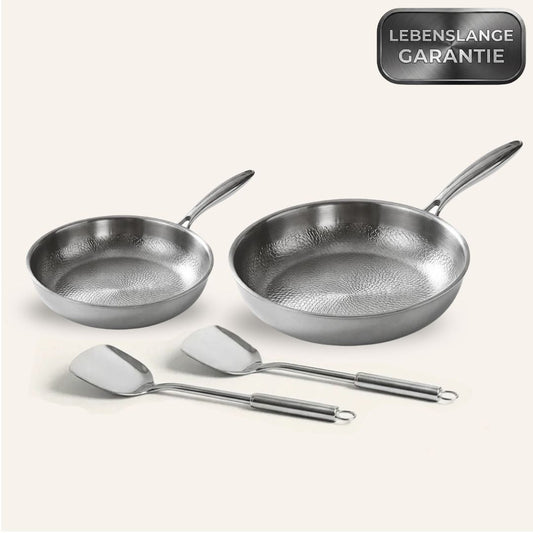 Brunner Titan Gehämmertes Pro-Pfannen-Duo-Set
