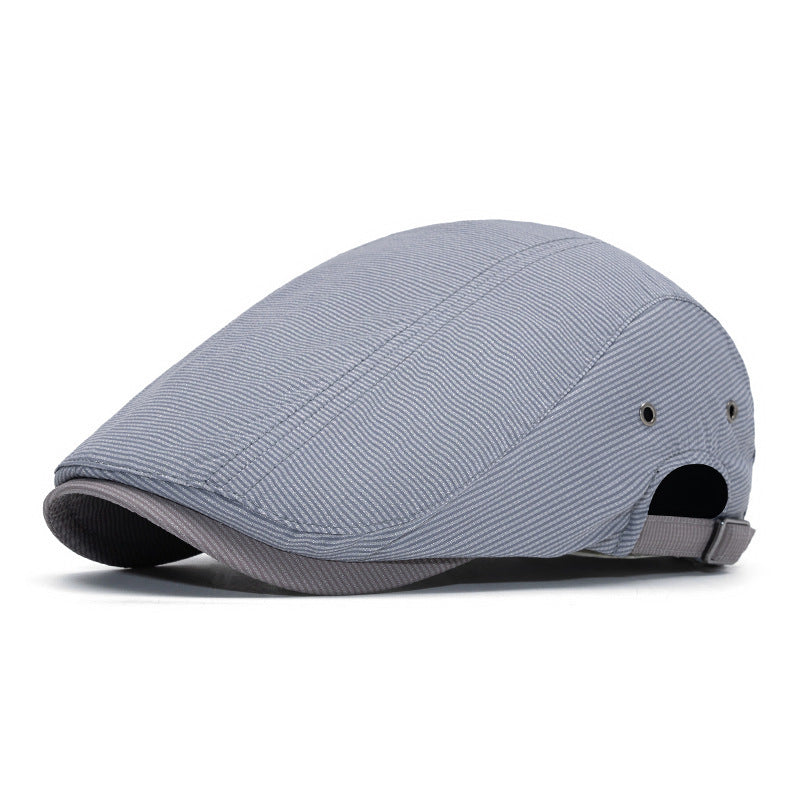 Pinstripe Cotton Cap
