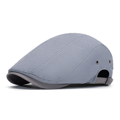Pinstripe Cotton Cap