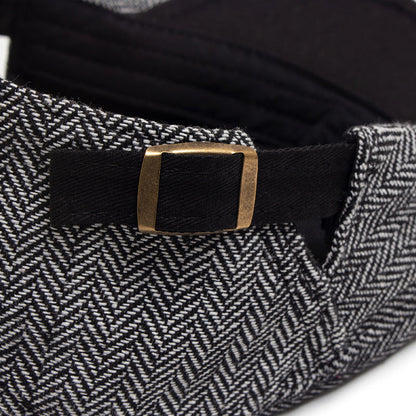 Herringbone Wool Driver Cap
